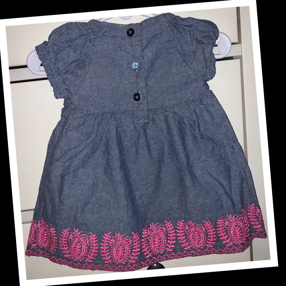 •Oshkosh genuine kids baby girl 6-9m dress💕EUC💞 - Picture 2 of 3